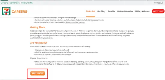 7 Eleven Job Application Adobe PDF Apply Online