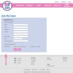 Screenshot of Baskin Robbins careers website