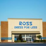 The outside front of a Ross "Dress For Less" store.