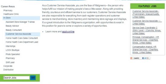 Walgreens Job Application - Apply Online