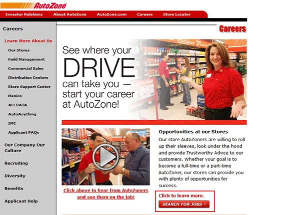 autozone application