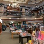 The inside of a Barnes & Noble store.