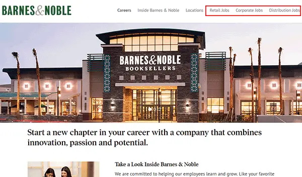 Barnes Noble Job Application Apply Online