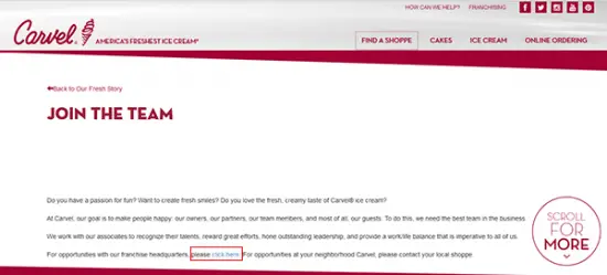 Carvel Job Application &amp; Careers