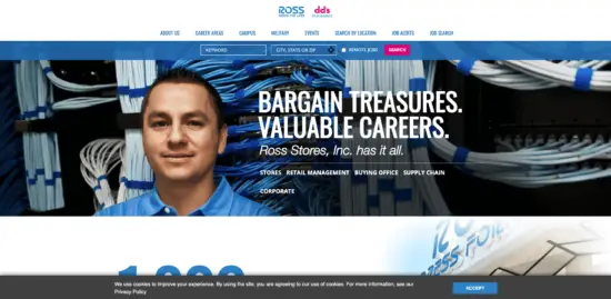 dd's Discounts careers landing page.