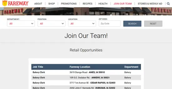 Fareway Job Application &amp; Careers