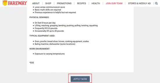 Fareway Job Application &amp; Careers