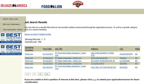 Food Lion Job Application Apply Online [ 350 x 600 Pixel ]