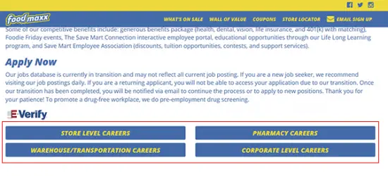 FoodMaxx Job Application & Careers