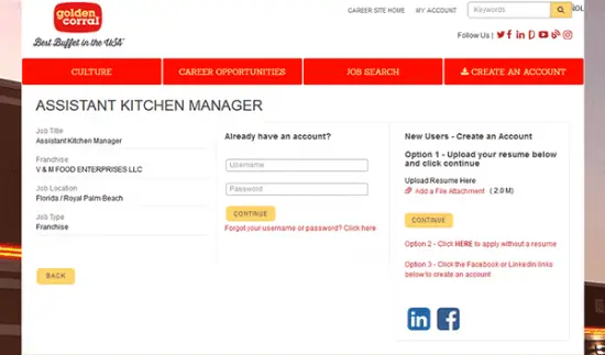 Golden Corral Job Application &amp; Careers