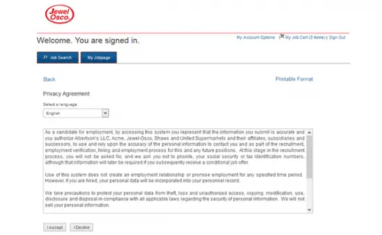 Jewel-Osco Job Application &amp; Careers