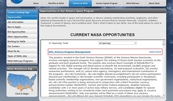 nasa careers fort wayne