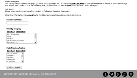 New York & Company Job Application Adobe PDF Apply Online