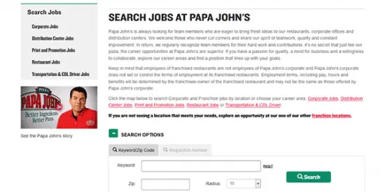 Papa John's Job Application - Adobe PDF - Apply Online