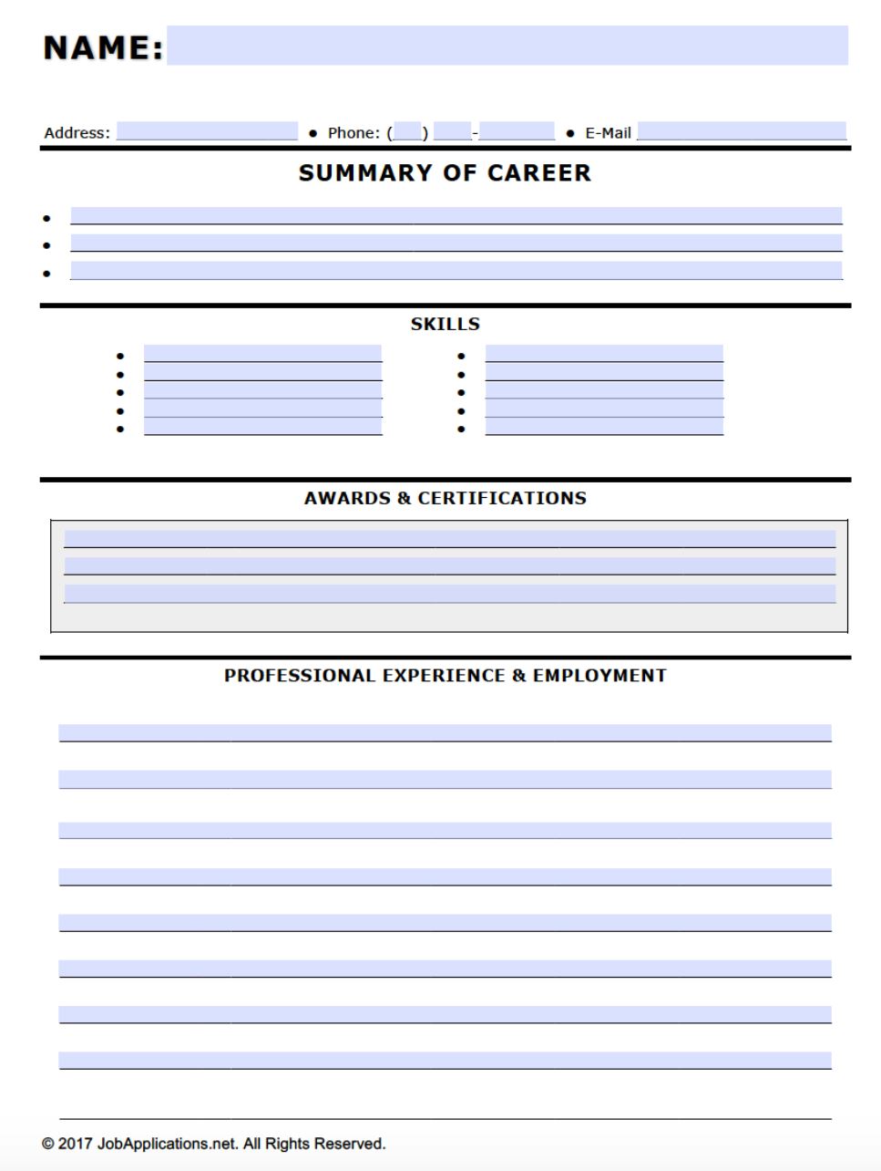 resume-blank