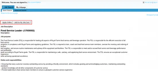 Royal Farms Job Application Careers