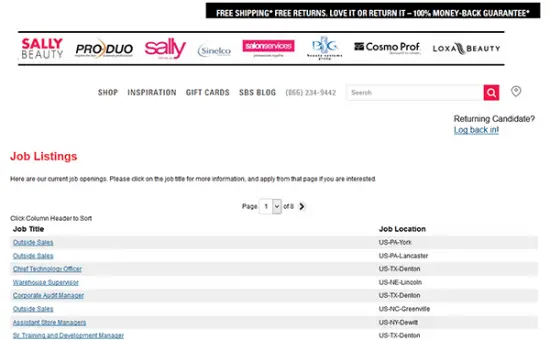 Sally Beauty Supply Job Application &amp; Careers