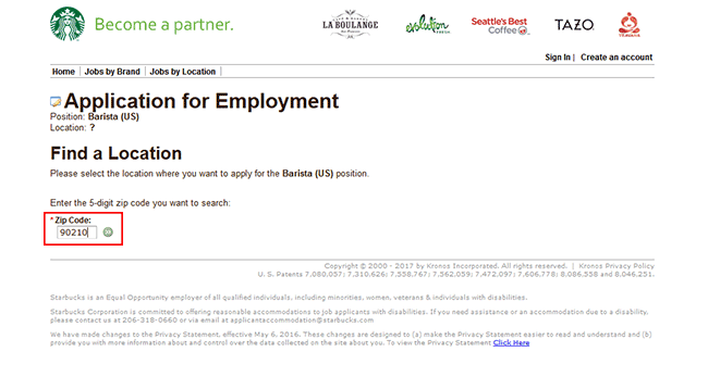 Starbucks Job Application Adobe PDF Apply Online