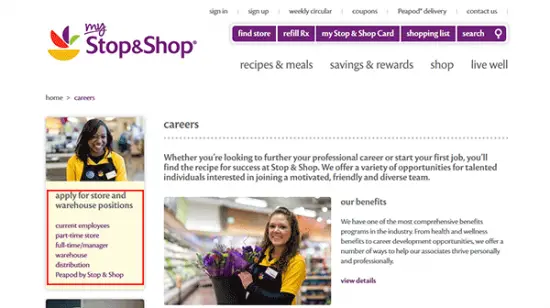 Stop and Shop Job Application Apply Online