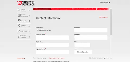 Tractor Supply Company Job Application &amp; Careers
