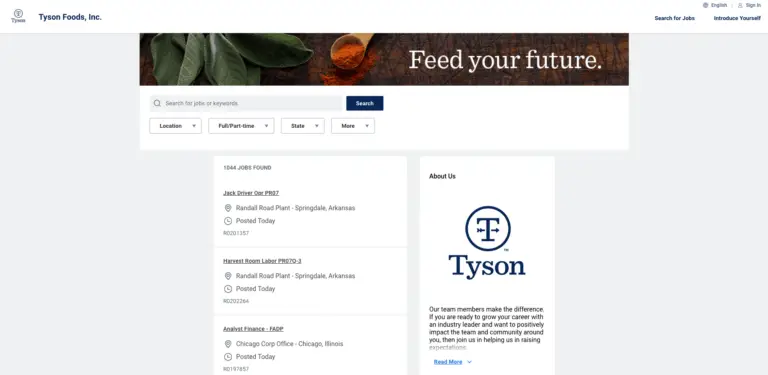 How To Apply For Tyson Foods Tyson Foods Job Application & Careers | (Apply Inside!)