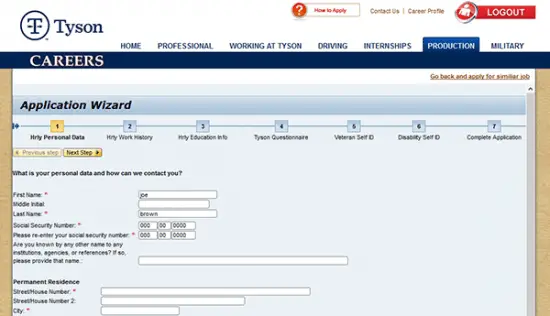 How To Apply For Tyson Foods Tyson Foods Job Application & Careers