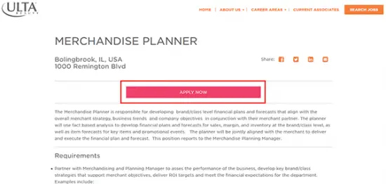 Ulta Job Application & Careers