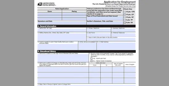usps pdf application usps pdf application
