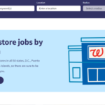 A screenshot of the Walgreens website careers page.