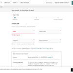 Zara company profile creation landing page.