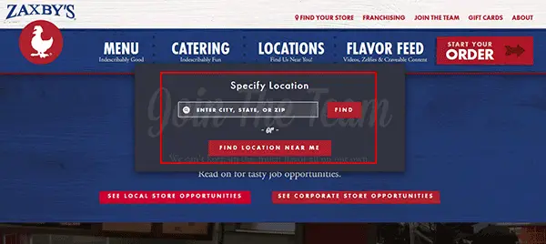 apply for how online zaxby's to zaxbys 2 web